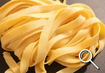 fresh pasta shape Fettuccine from pastiamo